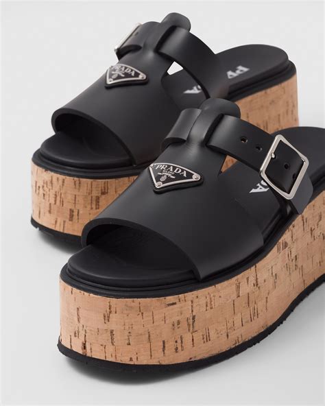 prada 173|Prada platform sandals.